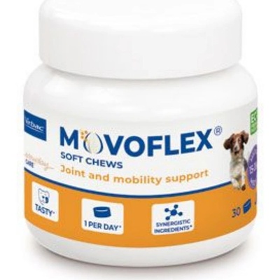 Movoflex Soft Chews M kĺbová výživa žuvacie tablety pre psy 30 tabliet