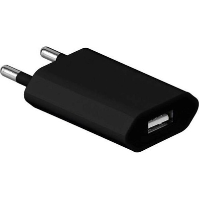 ISO - Adaptér univerzální USB nabíječka do sítě 220V - 5V/1A Černá