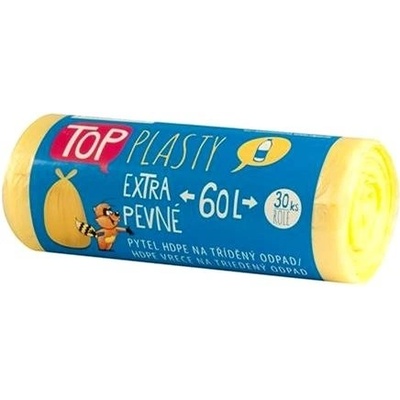 Pytel na třiděný odpad plast 60l 30ks žlutý – Zboží Dáma