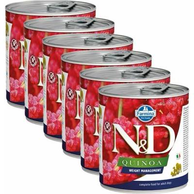 N&D dog Quinoa Adult Weight Management 6 x 285 g