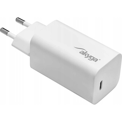 Akyga Зарядно устройство Akyga AK-CH-23 65W GaN USB-C, компактно, бързо зареждане, за телефони и таблети (AK-CH-23) (AK-CH-23)