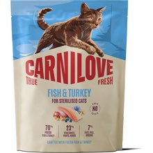 CARNILOVE TRUE FRESH Cat Dry Fish & Turkey for Sterilised Adult All Breeds 400 g