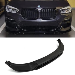  Добавка предна броня за bmw x3 g01 (2022+) - черен гланц (a-bmw-0258)