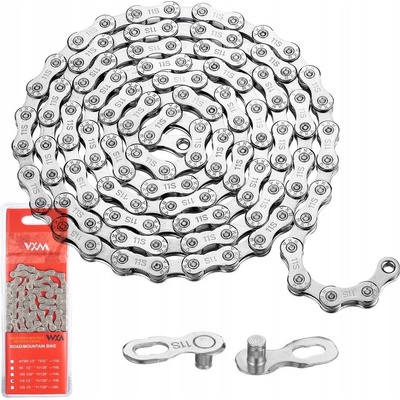 Řetěz na kolo 116 článků 10 rychlostí + 10 spojka pro BMX, horské kolo, MTB