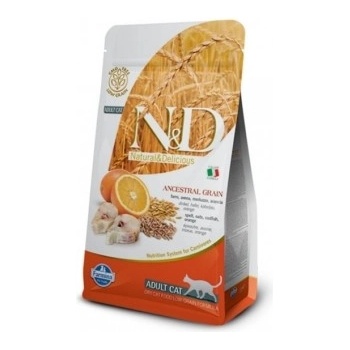 N&D Low Grain CAT Adult Codfish & Orange 5 kg