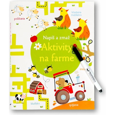 Napíš a zmaž Aktivity na farme - ?aria Neradova, Kirsteen Robson