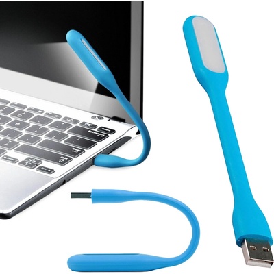 USB Silikónová lampička 6 LED Ružová