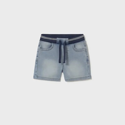 Mayoral Бермуди мек деним jogger в избелен нюанс за мини момче Майорал
