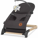 Lionelo Бебешки шезлонг Lionelo - June, черен (5903771703277) - baby