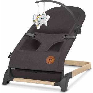 Lionelo Бебешки шезлонг Lionelo - June, черен (5903771703277) - baby
