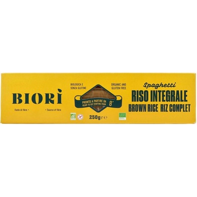 Biori bezlepkové cestoviny Spaghetti celozrnná ryža 250 g