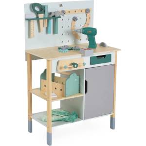 Moni Toys Дървена работна маса Moni Toys - С инструменти (112296) - baby
