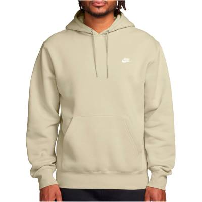 Nike Мъжки суичър Nike Club Basketball Pull-Over Hoodie - Light Khaki / Light Khaki / White (017-4209-0413)
