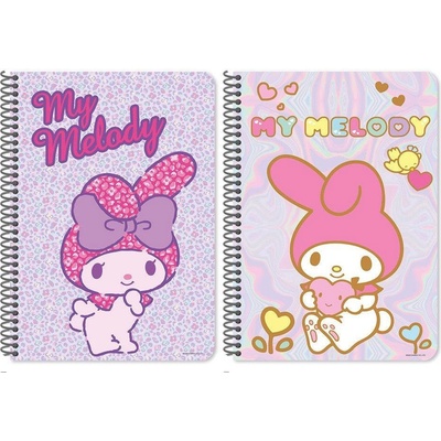 Diakakis Тетрадка със спирала, 17x25cm, 60л, My Melody (30206-А-MY MELODY)