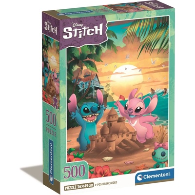 Clementoni Lilo&Stitch Stitch a Angel 500 dielov