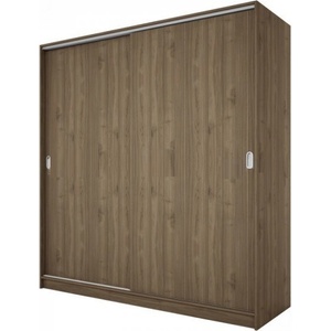 Bogdan Furniture I Гардероб с  лъзгащи врати Mod 1009, Орех адмирал