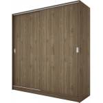 Bogdan Furniture I Гардероб с плъзгащи врати Mod 1009, Орех адмирал