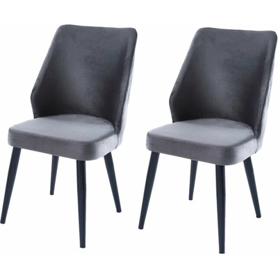 Sconto Pufi Sivá / Čierna 2 Ks