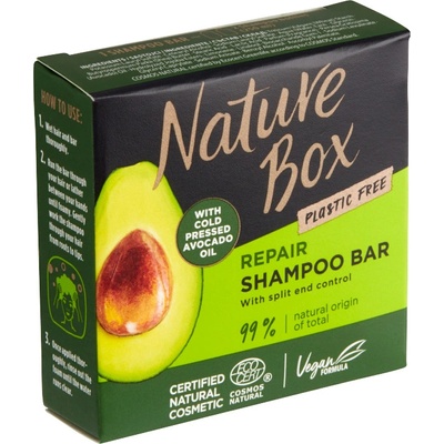 Nature Box Tuhý šampon Avocado Oil 85 g