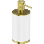 Mexen Triv стояща дозатор за сапун, бял/златист матиран - 70A33059-55W (70A33059-55W)