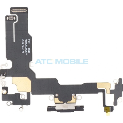 iPhone 15 flex nabíjecího konektoru černý
