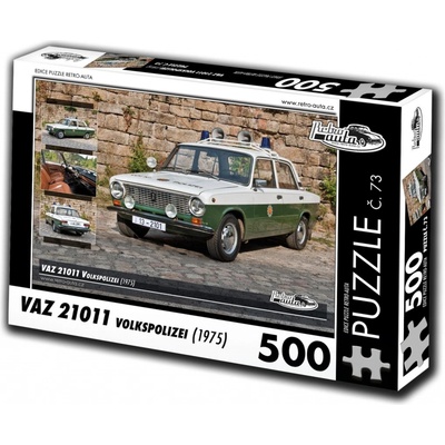 Retro-Auta č. 73 VAZ 21011 Volkspolizei 1975 500 dílků