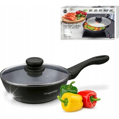 Konighoffer Nepřilnavá pánev s poklicí CORVOS 20 cm