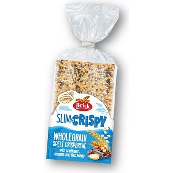 Brick Slim&Crispy Celozrnné křehké plátky se semínky 130 g