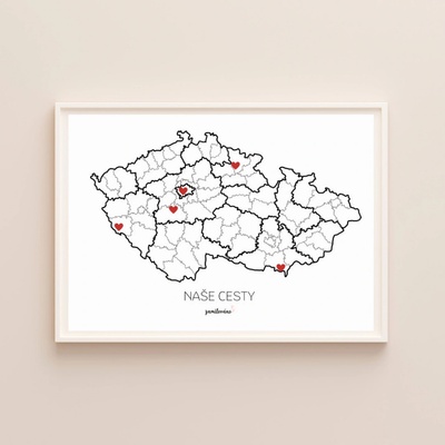 VZPOMÍNKOVÁ MAPA - Česká republika