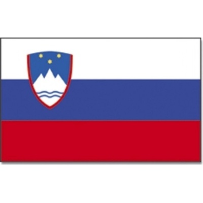 Vlajka Slovinsko 30 x 45 cm na tyčke