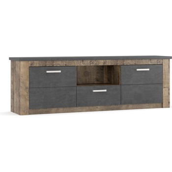 Bogdan Furniture Europe ТВ Шкаф Мебели Богдан Georgia 2D1SH-E20, колониален дъб и матера