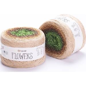 YARNART Flowers 308 Плетива прежда (Flowers 308)