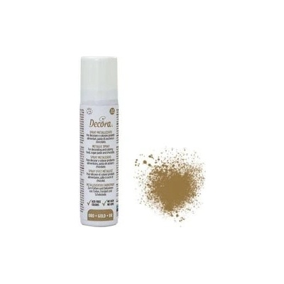 Decora Zlatý metalický sprej 75 ml