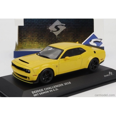 Solido Dodge Challenger Coupe 2018 Žlutá Černá 1:43
