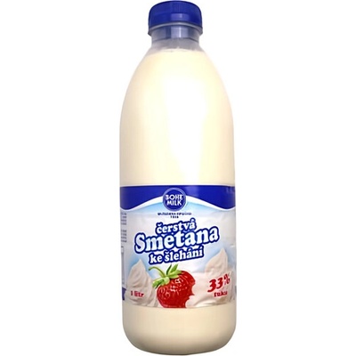 Bohemilk Čerstvá smetana ke šlehání 33% 1l – Zboží Dáma