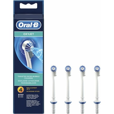 Oral-B Резервни глави Oral B ED 17-4, за зъбен душ OxyJet, 4бр. , бели