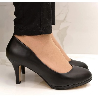 Dámske matné lodičky PAULA čierne