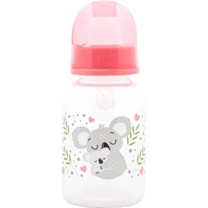Lorelli Бебешко шише Lorelli Baby Care - Simple, 125 ml, Shell Pink (10200120006) - ozone