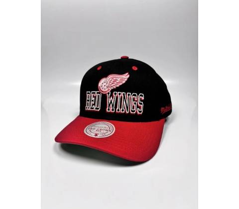 Mitchell & Ness Detroit Red Wings Backside Script Pro Snapback