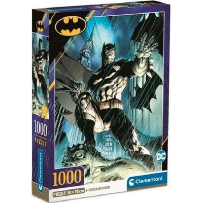 Clementoni Пъзел Clementoni от 1000 части - Батман компакт (39714)