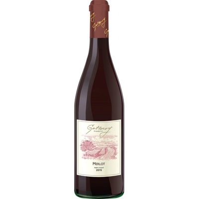 Gotberg Merlot výběr z hroznů Svidrunk 2023 14% 0,75 l (čistá fľaša)