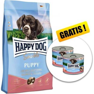 Happy Dog Sensible Puppy Lachs pre šteniatka losos a zemiaky 10 kg