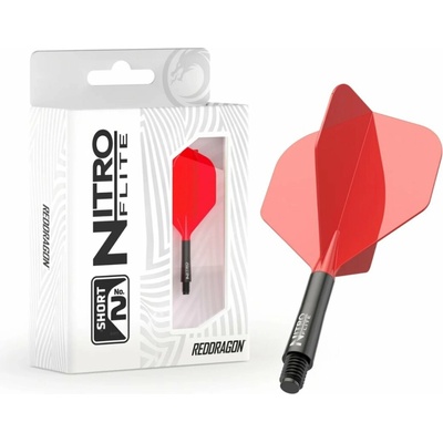 Red Dragon Nitro Flite - No2 - black & red - short – Zboží Mobilmania