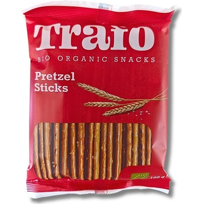 Trafo Bio Slané pšeničné tyčinky křupavý snack preclíkového typu tradičně pečený 100 g