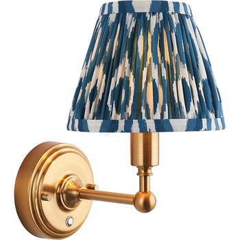 Endon Lighting 114827 - LED Димируем акумулаторен стена лампа BURLEY LED/1, 5W/5V месинг/син (EN0005)