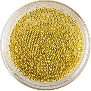 Perličky na nechty LUX zlaté 1,2 mm