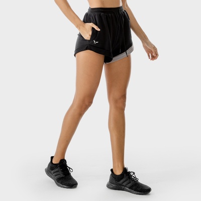 SQUATWOLF Дамски шорти Lab Shorts Black Titanium L