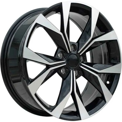 Alu kola Racing Line I5627, 18x7.5 5x112 ET45, černá + leštění