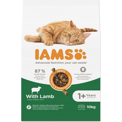 IAMS Advanced Nutrition Adult Cat s jehněčím 10 kg