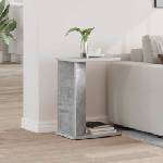 vidaXL Крайна масичка Циментено сиво 35 x 25 x 50 см (891187)
